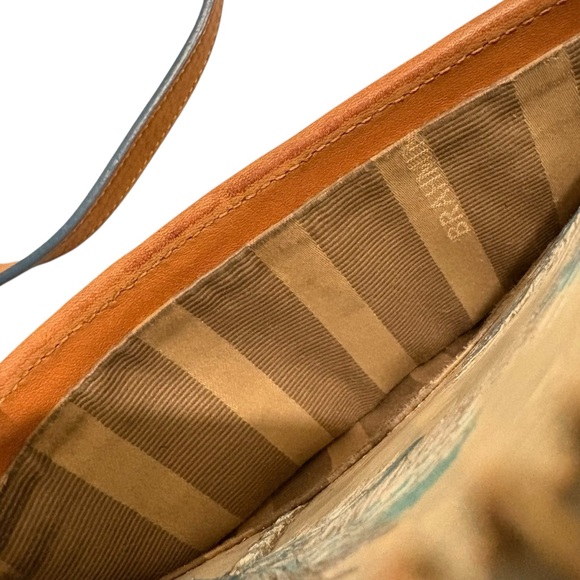 RARE!! Brahmin Blue Copa Cabana Mini Duxbury Crossbody Bag - Picture 11 of 16